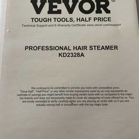 NEW Hair Steamer, 2 in 1 UV Ozone Hair & Facial Steamer - Picture 12 of 12